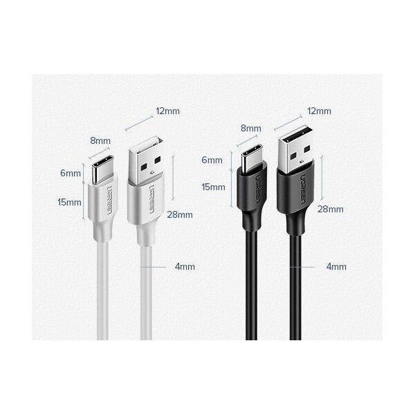 UGREEN nickel USB-C cable 1,5m (black) 6957303861170