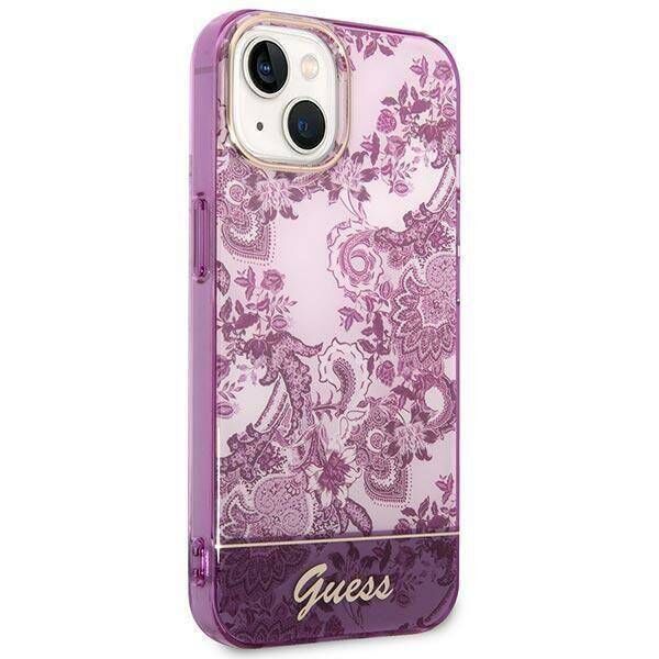 Original Case IPHONE 14 PLUS Guess Hardcase Porcelain Collection pink 3666339064372