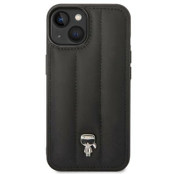 Original Case IPHONE 14 Karl Lagerfeld Hardcase Puffy Ikonik Pin black 3666339077716