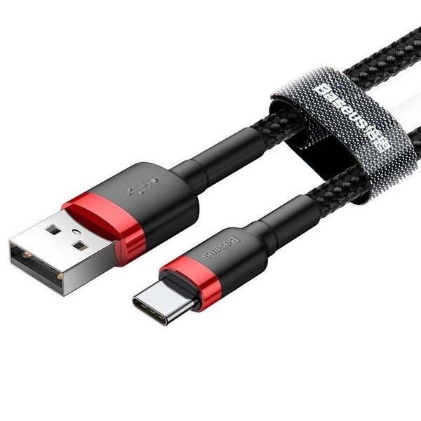 Baseus Cafule USB-C cable 2A 3m (Black+Red) 6953156296350