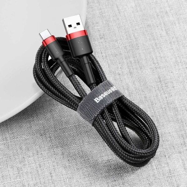 Baseus Cafule USB-C cable 2A 3m (Black+Red) 6953156296350