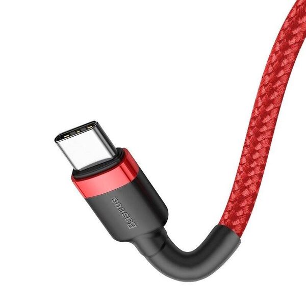 Baseus Cafule PD2.0 60W flash charging USB For Type-C cable (20V 3A) 2m Red 6953156285224