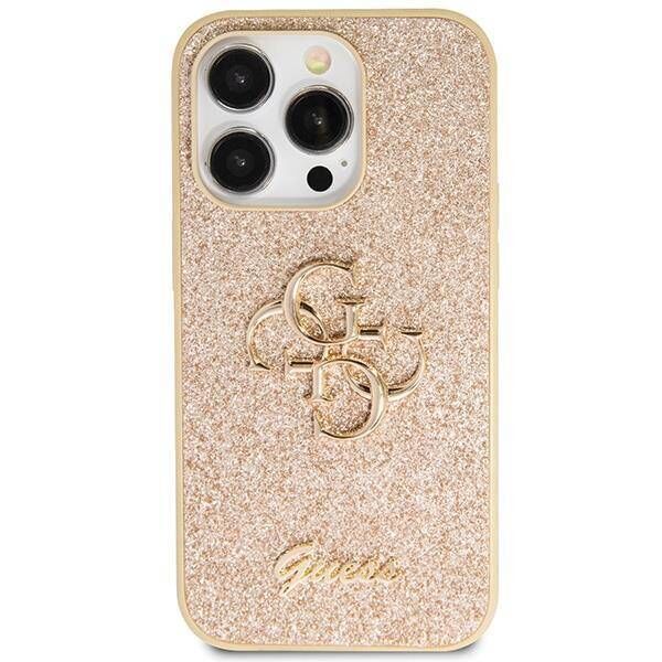 Original Case IPHONE 14 PRO Guess Hardcase Glitter Script Big 4G 3666339147761