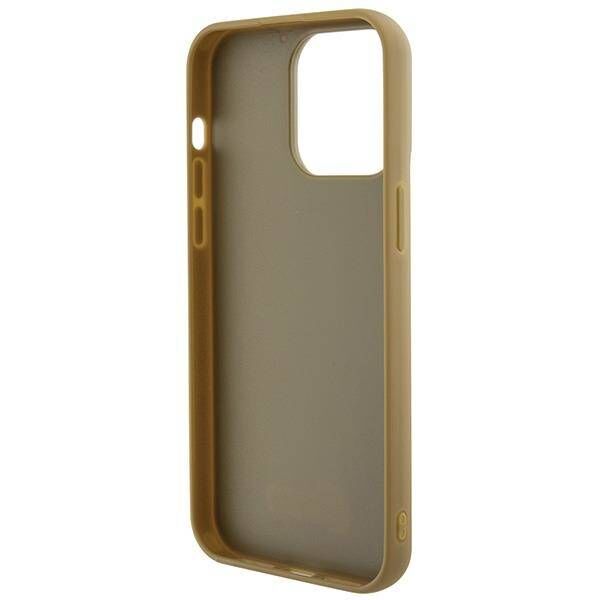 Original Case APPLE IPHONE 15 PRO MAX Guess Hardcase Disco Metal Script (GUHCP15XPMSDGSD) gold 3666339173609