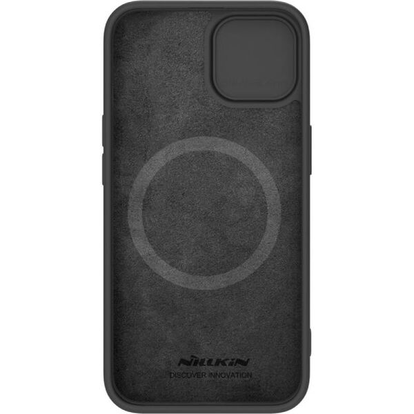 Case APPLE IPHONE 15 PRO MAX Nillkin Camshield Silky Magnetic Silicon black 6902048269682