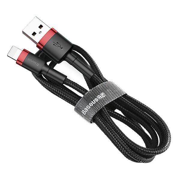 Baseus Cafule USB Lightning Cable 2,4A 0,5m (Red+Black) 6953156274945