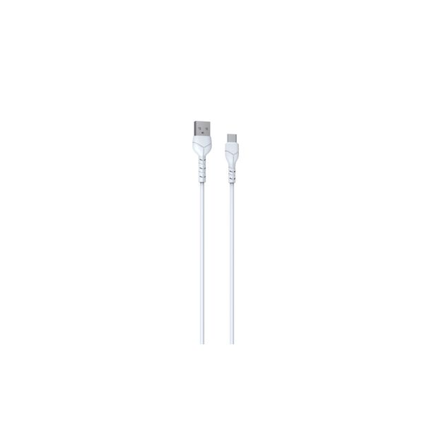 Devia cable Kintone V2 EC305  USB - USB-C 1,0 m 2,1A white set 30 pcs 6938595351310