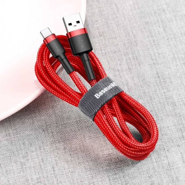 Baseus Cafule USB-C cable 3A 0.5m (Red) 6953156278165