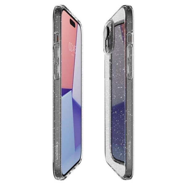 Case APPLE IPHONE 15 Spigen Liquid Crystal Glitter transparent 8809896751094