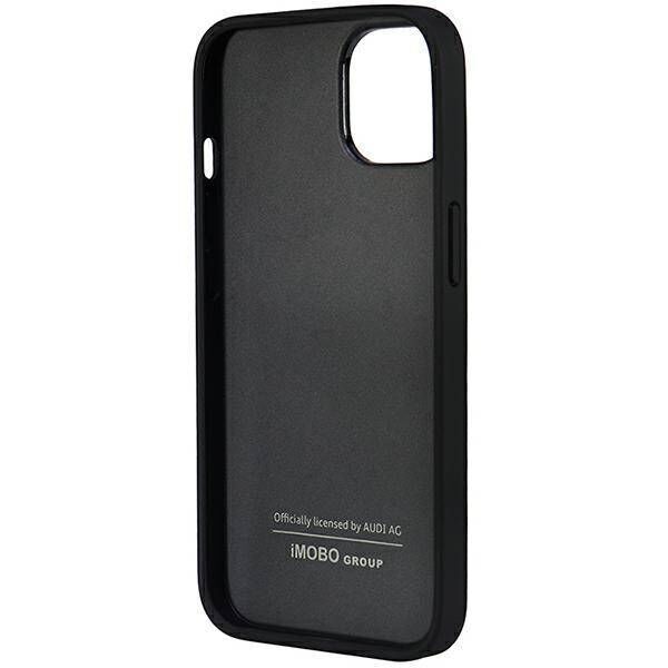 Original Case IPHONE 14 Audi Synthetic Leather (AU-TPUPCIP14-TT/D1-BK) black 6955250226370