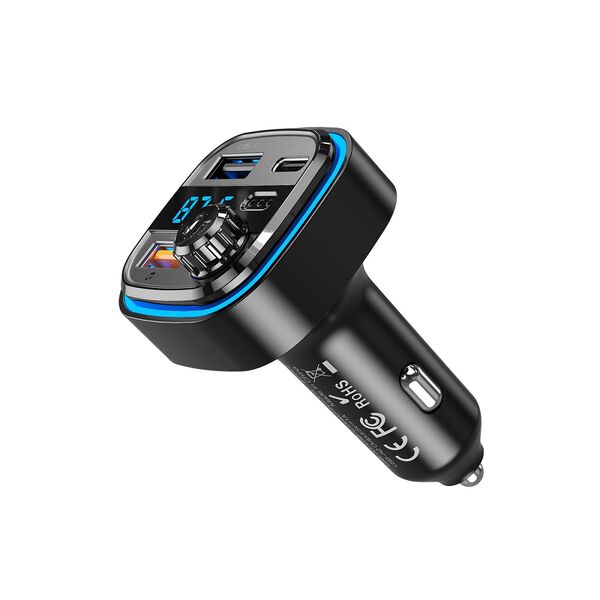 XO transmitter FM BCC08 Bluetooth MP3 car charger 3,1A black 6920680835485