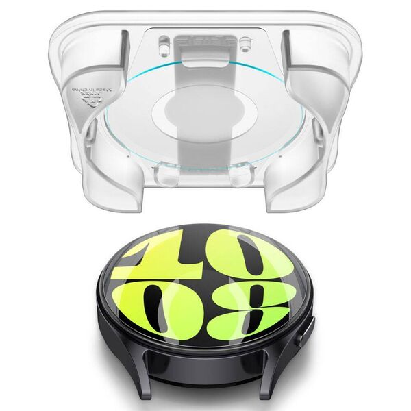 Tempered Glass SAMSUNG GALAXY WATCH 7 (44 MM) Spigen GLAS.TR ”EZ-FIT” 2-PACK Clear 8809971233552