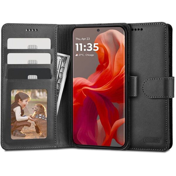 Case MOTOROLA MOTO G85 5G Tech-Protect Wallet black 5906302312238