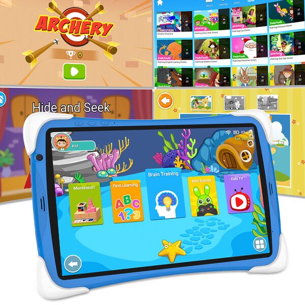 Kids tablet 10" No brand AT10K, Blue - 13106 έως 12 άτοκες Δόσεις