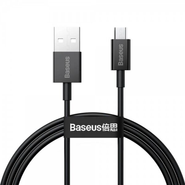 Baseus Superior Series Cable USB to micro USB, 2A, 1m (black) 6953156208476