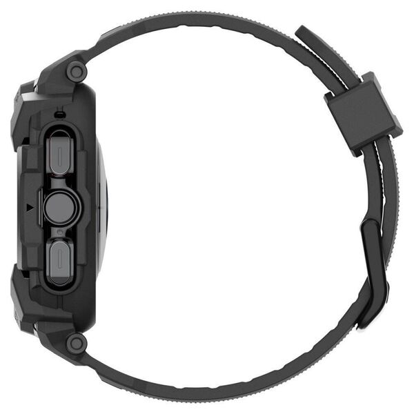 Strap for SAMSUNG GALAXY WATCH 7 (44 MM) Spigen Rugged Armor "Pro" Matte black 8809971233002