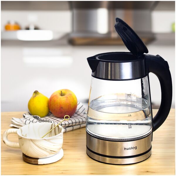 Huslog glass kettle 1,7L AK-0537 5902983623526