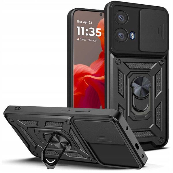 Case MOTOROLA MOTO G85 5G Tech-Protect Camshield Pro black 5906302312221