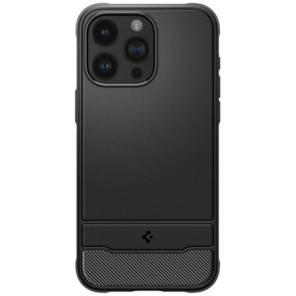 Spigen Husa pentru iPhone 15 Pro Max - Spigen Rugged Armor MagSafe - Black 8809896749107 έως 12 άτοκες Δόσεις