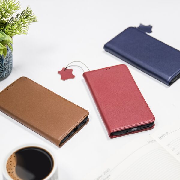 Genuine Leather Smart Pro case for iPhone 11 maroon 5900495800909