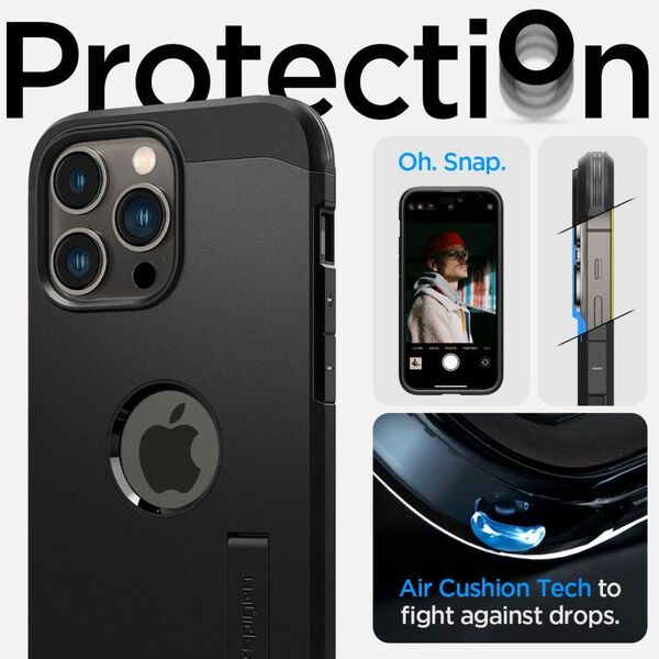 Case IPHONE 14 PRO Spigen Tough Armor Mag MagSafe black 8809811864823