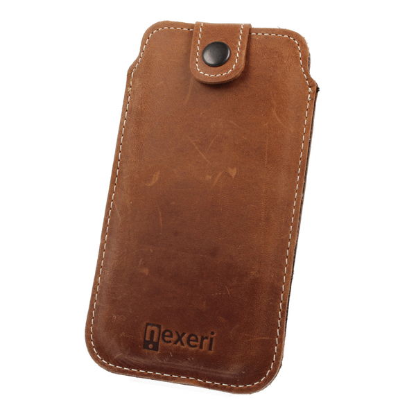 Sleeve Phone Case SAMSUNG GALAXY S24 ULTRA / A15 4G/5G / A25 5G Nexeri Leather Pocket XXL+ brown 5904161148869