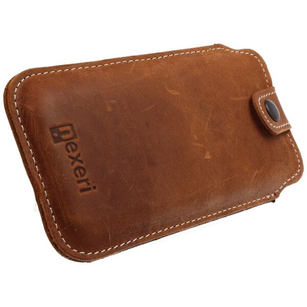 Sleeve Phone Case SAMSUNG GALAXY S24 ULTRA / A15 4G/5G / A25 5G Nexeri Leather Pocket XXL+ brown 5904161148869