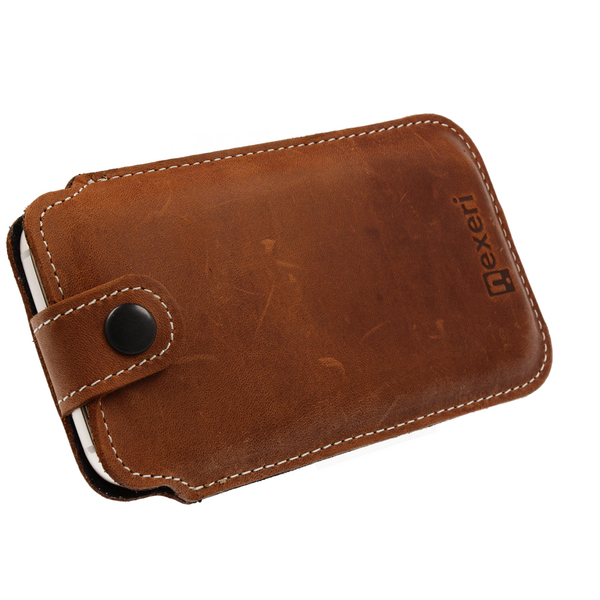 Sleeve Phone Case SAMSUNG GALAXY S24 ULTRA / A15 4G/5G / A25 5G Nexeri Leather Pocket XXL+ brown 5904161148869