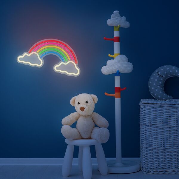 Neon PLEXI LED RAINBOW ON CLOUDS multicolor FPNE32 Forever Light 5907457768864