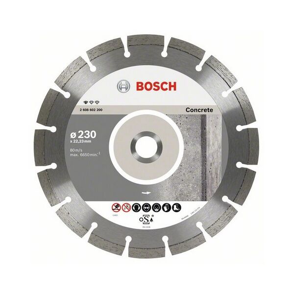 Δίσκος κοπής Bosch Diamond Standard for Concrete 125x22x1,6mm (2608602197)