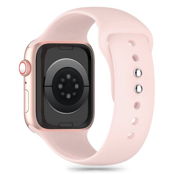 Strap for APPLE WATCH 3 / 4 / 5 / 6 / 7 / 8 / 9 / SE (38 / 40 / 41 MM) Tech-Protect Silicone Light pink light pink 5906302310166