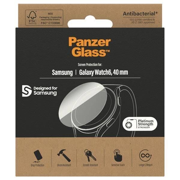 Tempered Glass SAMSUNG GALAXY WATCH 6 (40MM) PanzerGlass Screen Protection Clear 5711724036835