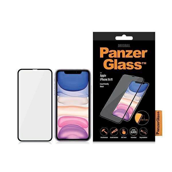 Tempered Glass 5D IPHONE 11 / XR PanzerGlass E2E Super+ Case Friendly black 5711724026652