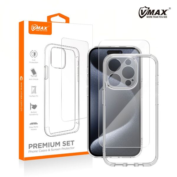 Vmax set case + glass 2,5D premium for Samsung Galaxy A15 4G / A15 5G 6976757303586