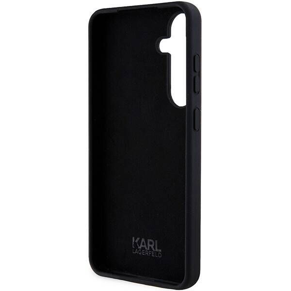 Original Case SAMSUNG GALAXY S24 Karl Lagerfeld Hardcase Silicone Ikonik (KLHCS24SSNIKBCK) black 3666339242299