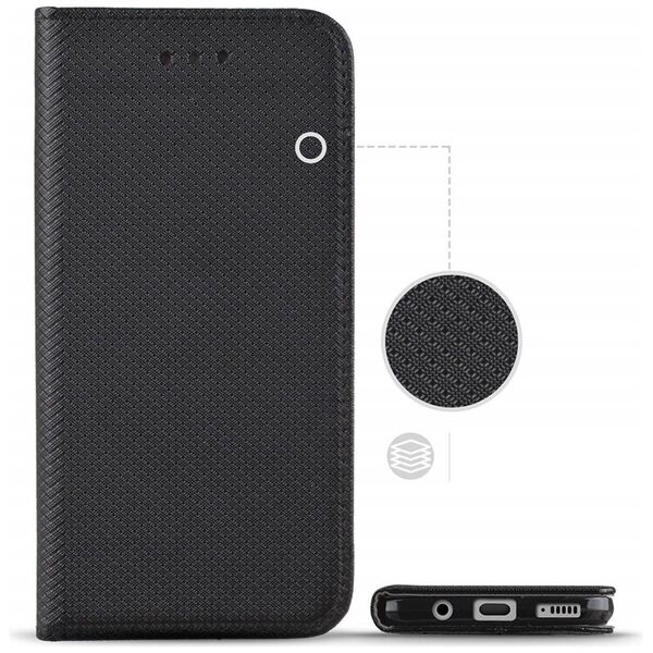 Case MOTOROLA MOTO G54 5G Flip Magnet black 5904643038893