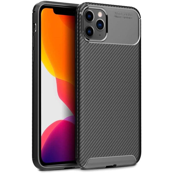 IPHONE 12 / 12 PRO case Armored Shockproof Carbon Fiber black 5902429902178