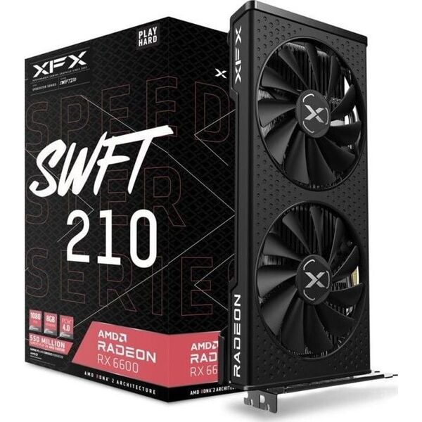 Graphical card XFX Radeon RX 6600 Speedster SWFT 210 Core Gaming 8GB GDDR6 (RX-66XL8LFDQ)