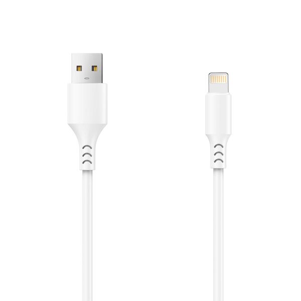 Setty charger 1x USB 2,4A white + Lightning cable 1,0 m NEW 5900495922052