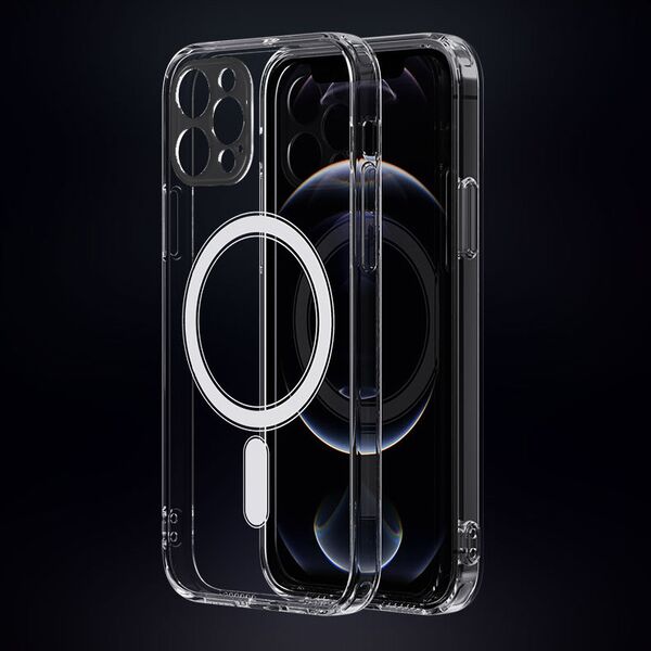 Anti Shock 1,5 mm Mag case for iPhone 14 6,1&quot; transparent camera protection 5900495044112