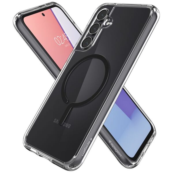 Spigen Husa pentru Samsung Galaxy S23 FE - Spigen Ultra Hybrid MagSafe OneTap Ring - Clear 8809896746915 έως 12 άτοκες Δόσεις