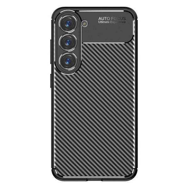 Case SAMSUNG GALAXY S23 Armored Shockproof Nexeri Carbon Fiber black 5904161131465