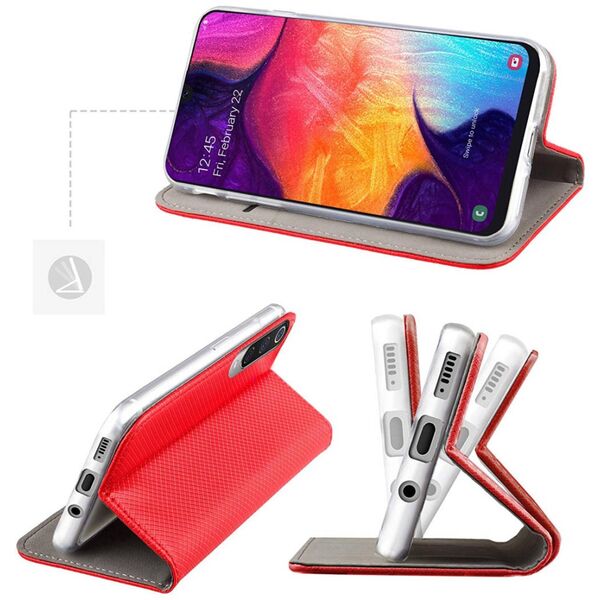 Case SAMSUNG GALAXY A25 5G Flip Magnet red 5903396238536