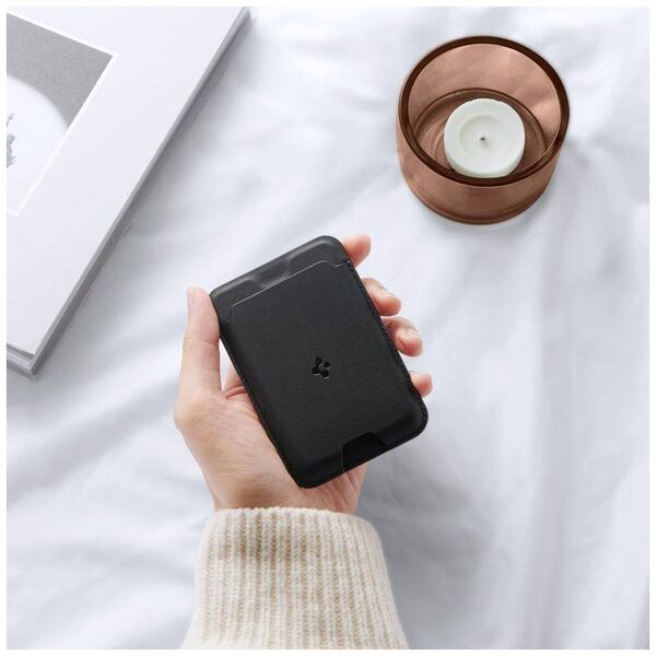 Magnetic Card Holder Magsafe Spigen Valentinus black 8809756641510