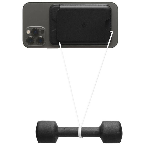 Magnetic Card Holder Magsafe Spigen Valentinus black 8809756641510