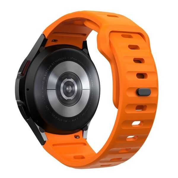 Strap for GALAXY WATCH 4 / 5 / 5 PRO / 6 / 7 / FE Tech-Protect Silicone orange 5906302313594