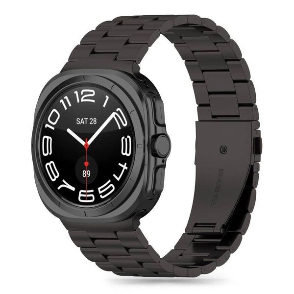 Strap for SAMSUNG GALAXY WATCH ULTRA (47MM) Tech-Protect Stainless black 5906302312399