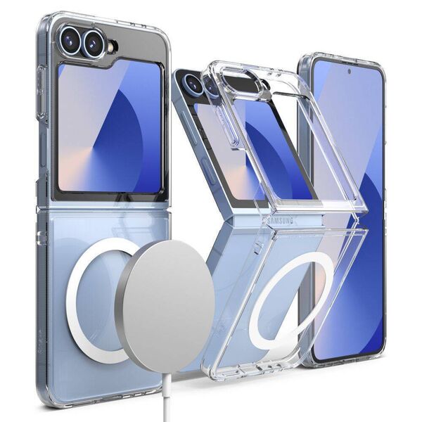 Case SAMSUNG GALAXY Z FLIP 6 Ringke Fusion Magnetic MagSafe Clear transparent 8809961787034