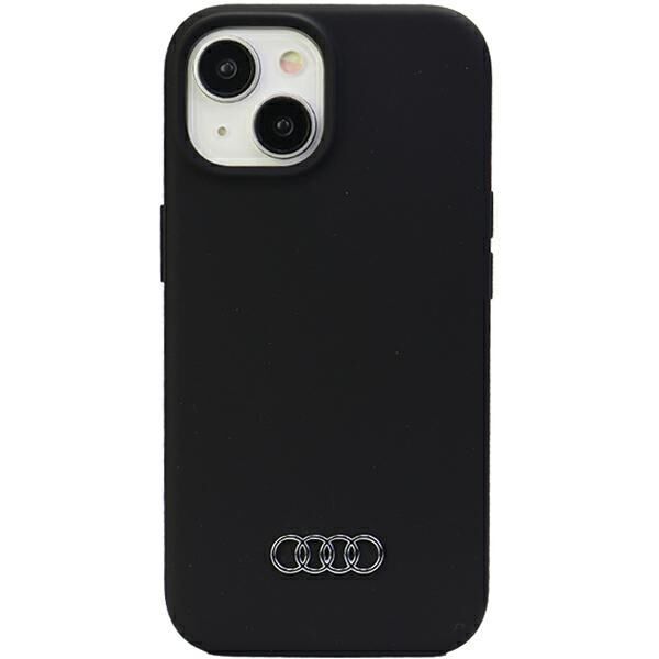 Audi Silicone Case for iPhone 15 - black