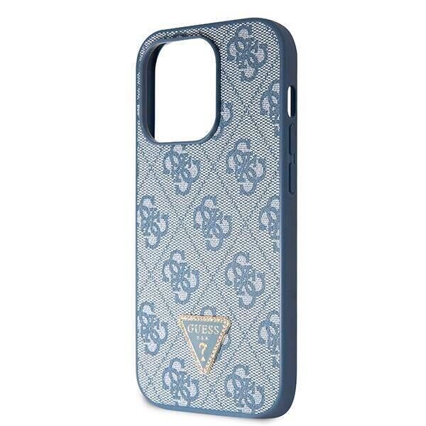 Original Case APPLE IPHONE 15 PRO Guess Hardcase Crossbody 4G Metal Logo (GUHCP15LP4TDSCPB) blue 3666339147105